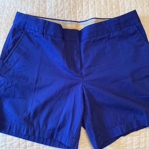 Chino shorts with 5” inseam.